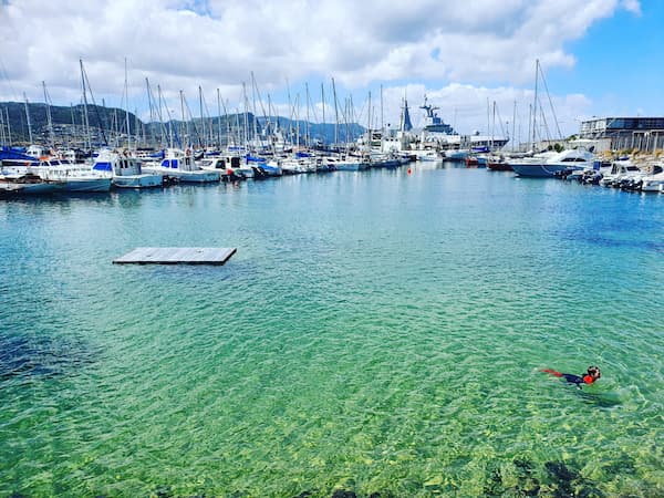 Simonstown harbour and yaught club